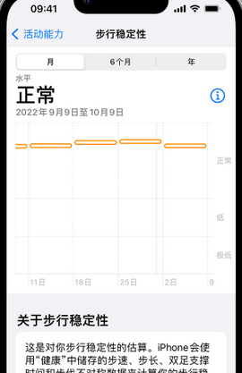 永济iPhone手机维修如何在iPhone开启'步行稳定性通知'