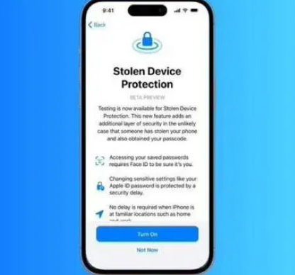 永济苹果授权维修店分享被盗设备保护功能开启方法 