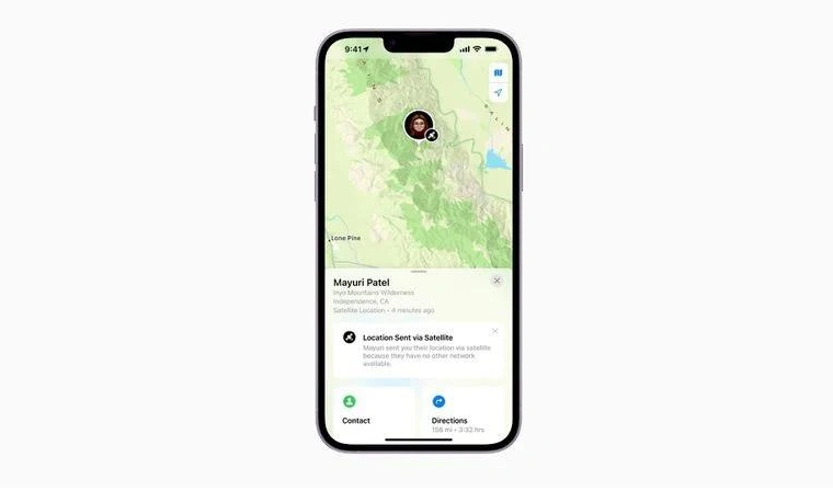 永济苹果14维修分享iPhone14系列中 FindMy功能通过卫星分享位置方法教程 