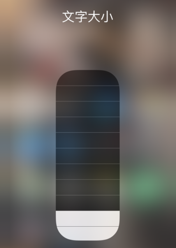 永济苹果手机维修分享小技巧：在 iPhone 控制中心快速调节字体大小 