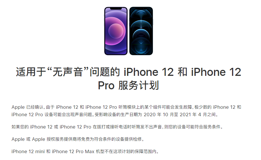 永济苹果手机维修分享iPhone 12/Pro 拨打或接听电话时无声音怎么办 